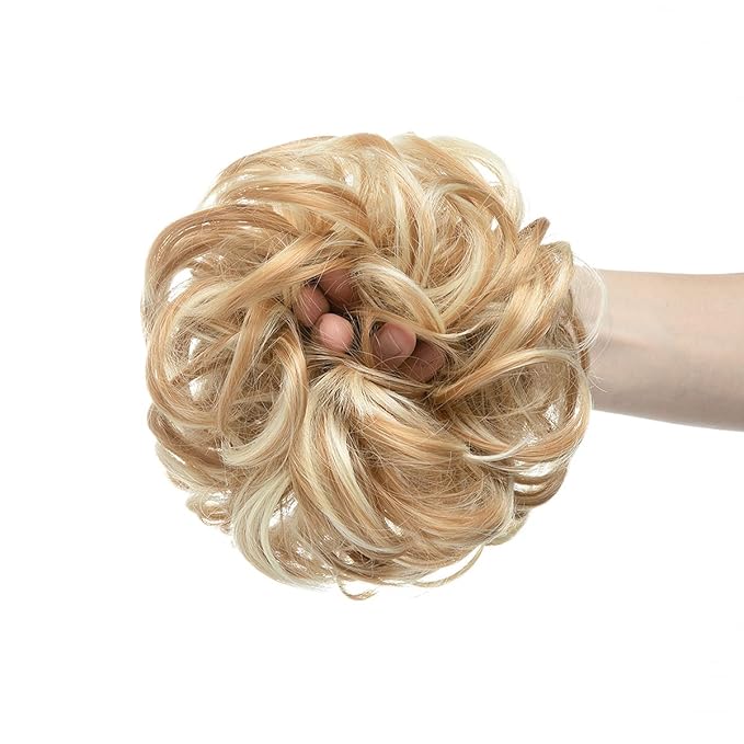 Coc Păr Cret Des Elegant Cu Elastic - Mixed Blonde