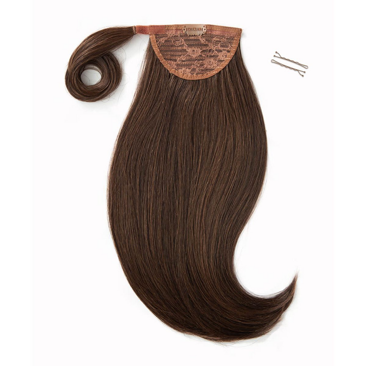 Coadă Păr Deasă Păr Drept 70 cm - Silk Futura® Golden Brown